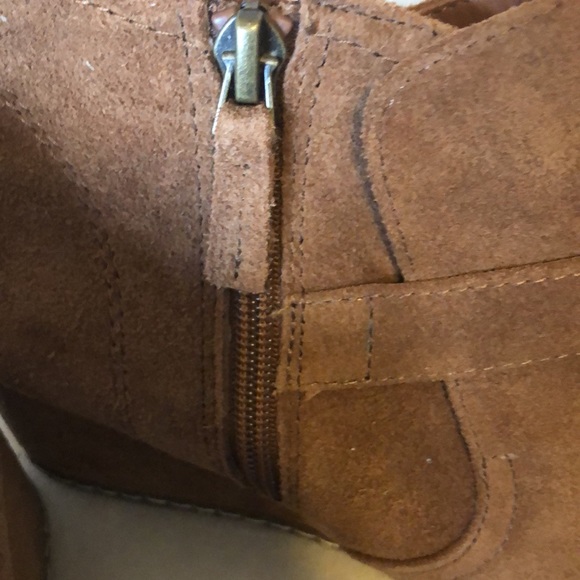 Franco Sarto wedge booties size 10 Great Condition - Picture 3 of 11